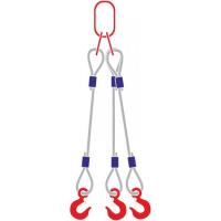 Строп канатный 3СК, с 3 крюками 0,63 x 1,5М