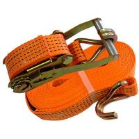Ремень стяжной  1,5 / 3 тн, РС 10 м x 35 мм, полиэстер, с крюками, храповиком | СибТаль