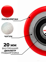 Изображение Колесо полиуретан 70х60 мм с подшипником для тележек гидравлических DB/BFC/DF-III