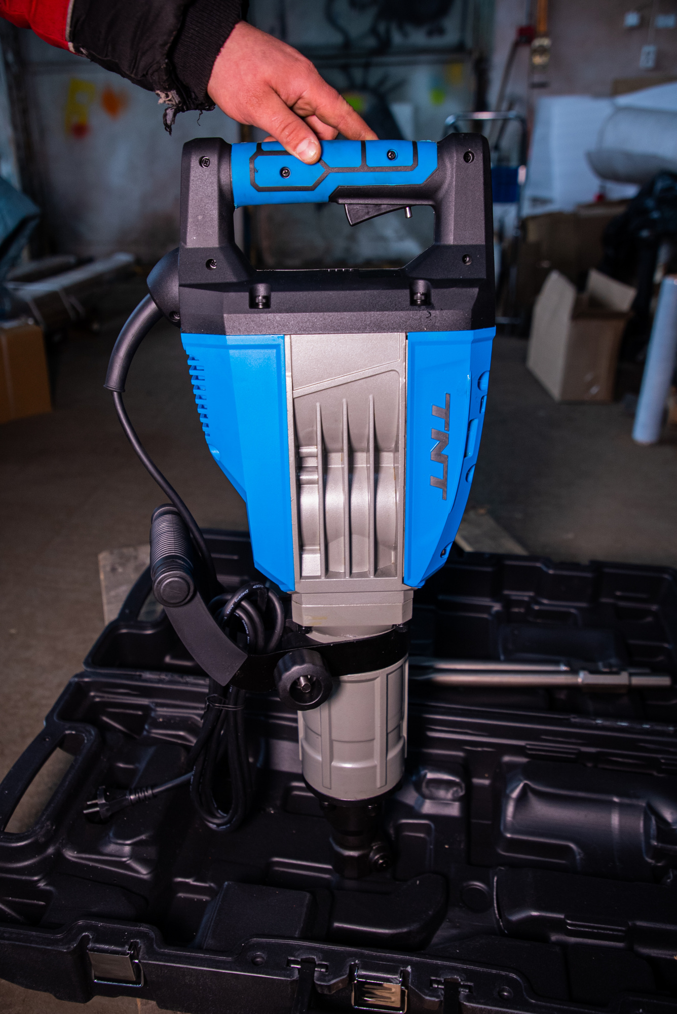 Изображение детальное Молоток отбойный электрический ТОR DH16T 1900ВТ 60Дж HEX30