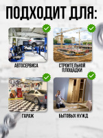 Изображение Лебедка ручная барабанная с тросом  400кг  20м оцинкованная TOR FD односкоростная